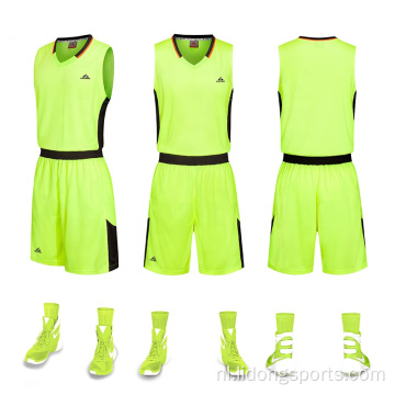 Nieuw design sublimatie basketbal jersey uniform
